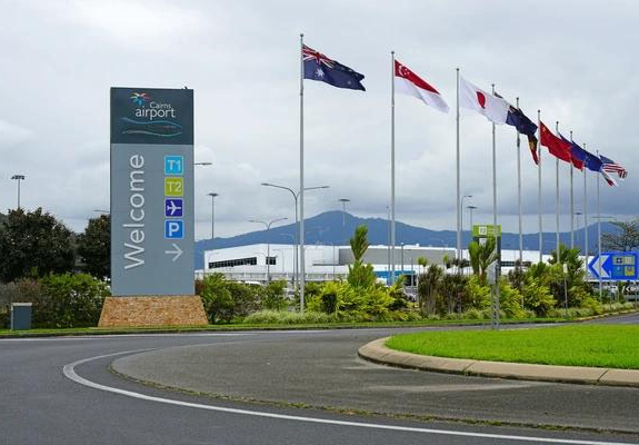 Entrance to Cairns Airport